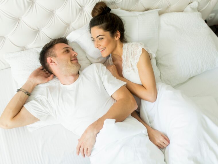 Couple in bed