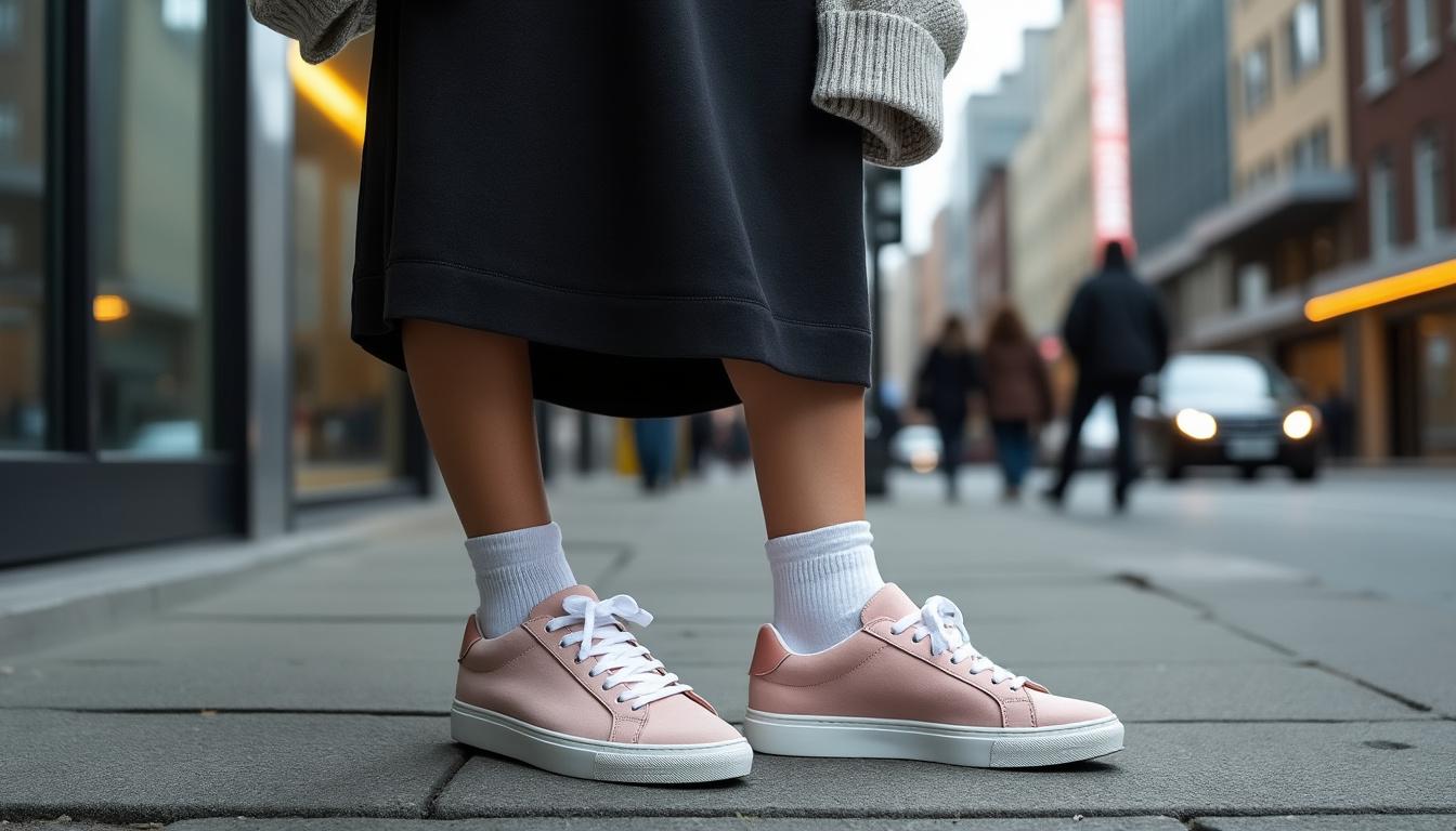 découvrez comment styliser les autry baskets 01 low en cuir suédé blanc et rose pour un look tendance et décontracté. des conseils de mode et des astuces pour les assortir avec vos tenues au quotidien.