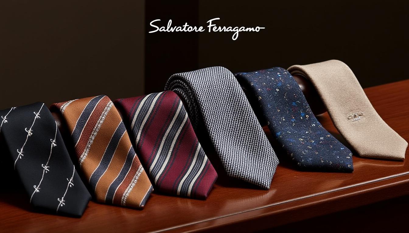 explorez l'artisanat d'exception qui façonne chaque cravate homme salvatore ferragamo : des tissus raffinés, un savoir-faire italien et une élégance intemporelle pour sublimer votre style.