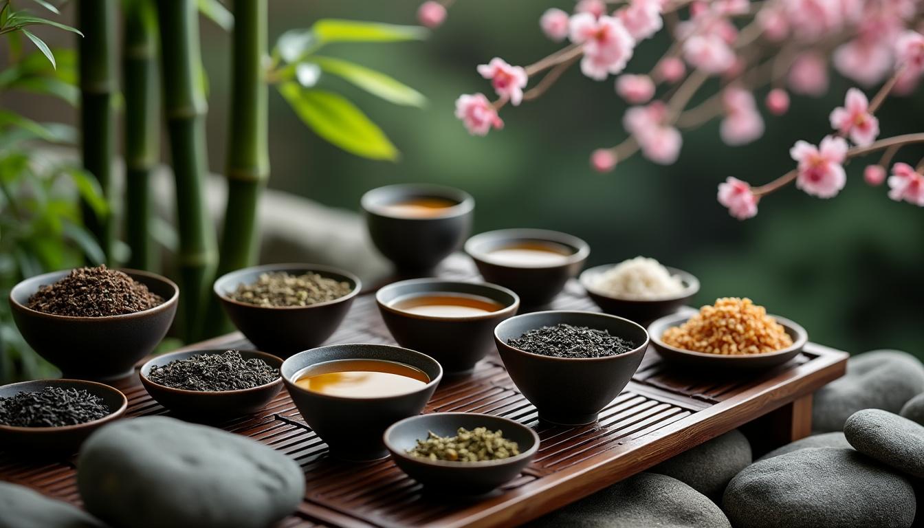 explorez les saveurs uniques des différentes variétés de thé japonais au riz soufflé et laissez-vous séduire par les traditions et subtilités qui font la richesse du thé japonais à travers ses régions.