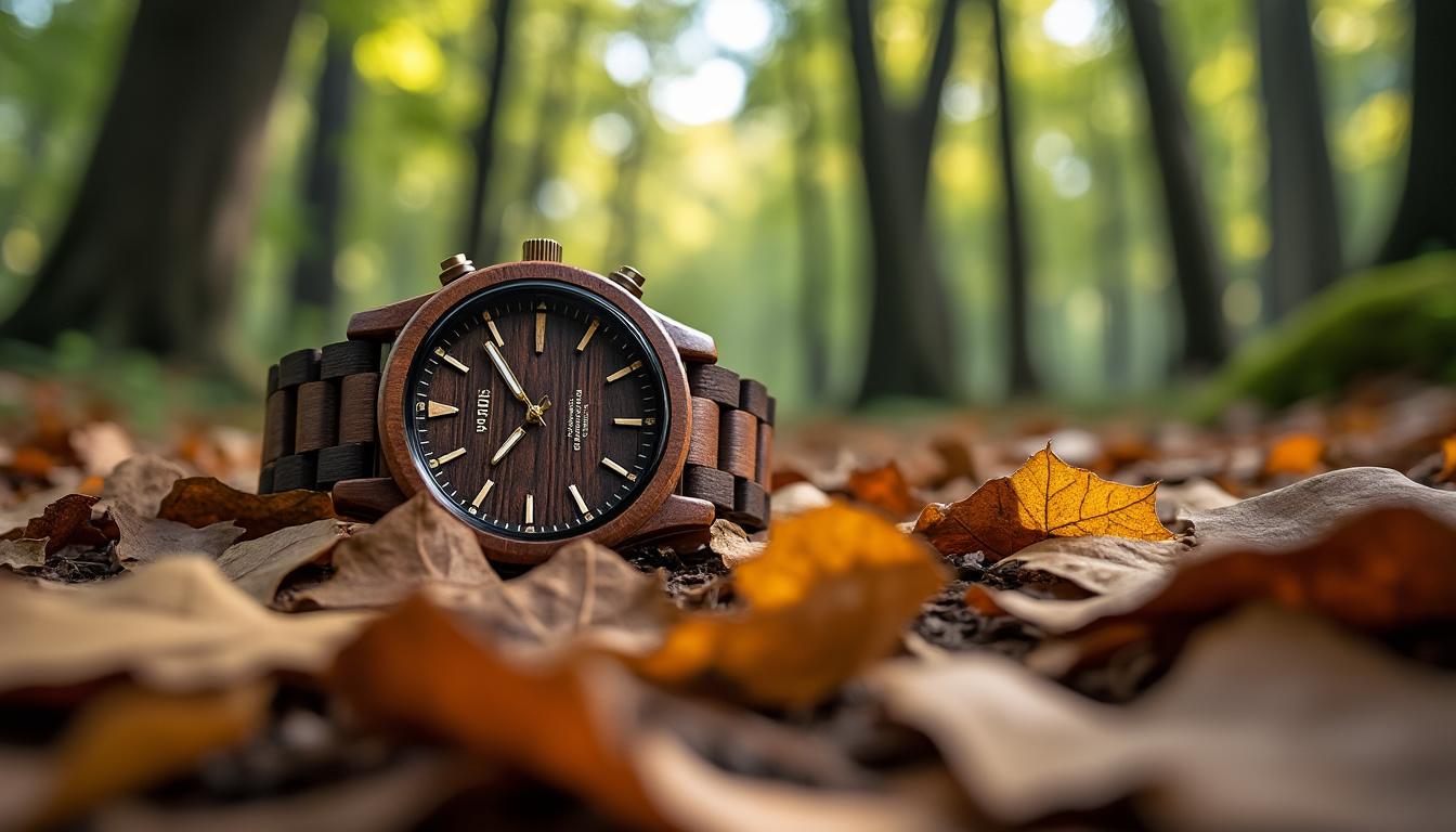 offrez un cadeau original : découvrez les montres en bois fabriquées au québec, alliant artisanat local, élégance naturelle et respect de l’environnement. une idée unique pour surprendre vos proches !