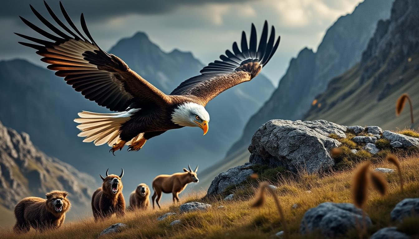 découvrez comment l’incroyable vitesse de l’aigle le distingue et fait de lui l’un des prédateurs les plus redoutables du règne animal. analyse de ses techniques de chasse et de ses capacités exceptionnelles.