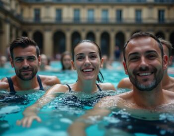inscrivez-vous à des cours de natation pour adultes débutants à paris et faites de nouvelles rencontres entre passionnés. apprenez à nager dans une ambiance conviviale et progressez en toute confiance !