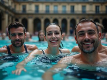 inscrivez-vous à des cours de natation pour adultes débutants à paris et faites de nouvelles rencontres entre passionnés. apprenez à nager dans une ambiance conviviale et progressez en toute confiance !