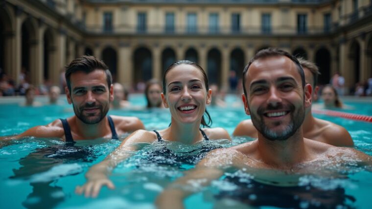 inscrivez-vous à des cours de natation pour adultes débutants à paris et faites de nouvelles rencontres entre passionnés. apprenez à nager dans une ambiance conviviale et progressez en toute confiance !