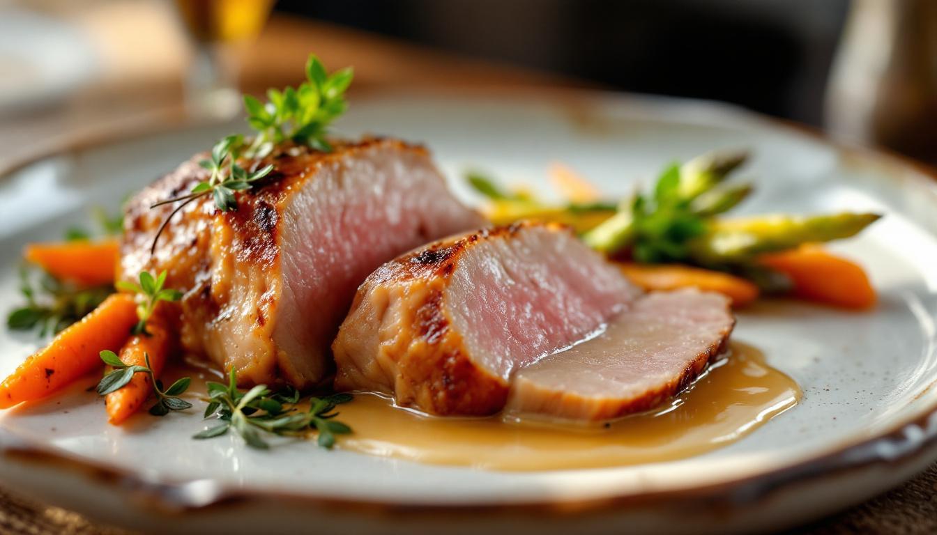 découvrez la recette du magret de canard sauce foie gras, une alliance parfaite de saveurs raffinées pour régaler vos convives à chaque repas.