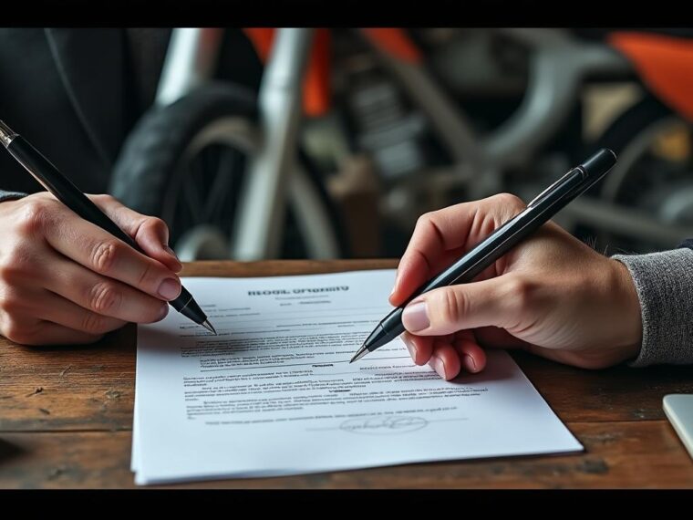 découvrez pourquoi un acte de vente clair et complet pour votre moto tout-terrain est essentiel afin de prévenir tout litige lors de la transaction.