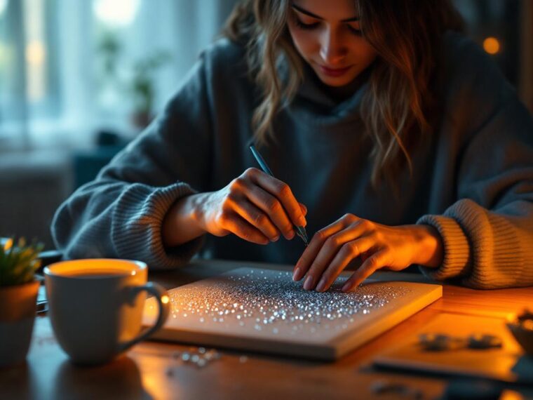 découvrez comment le diamond painting peut améliorer votre concentration tout en réduisant le stress grâce à une activité créative et apaisante.