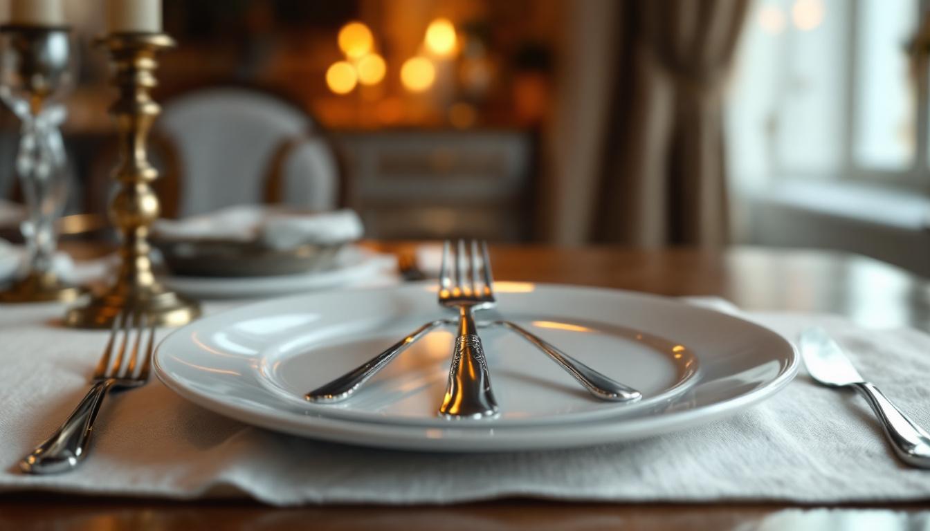 découvrez la signification du couvert croisé dans l'assiette et obtenez des conseils pratiques pour les hôtes afin de mieux comprendre les codes de la table.