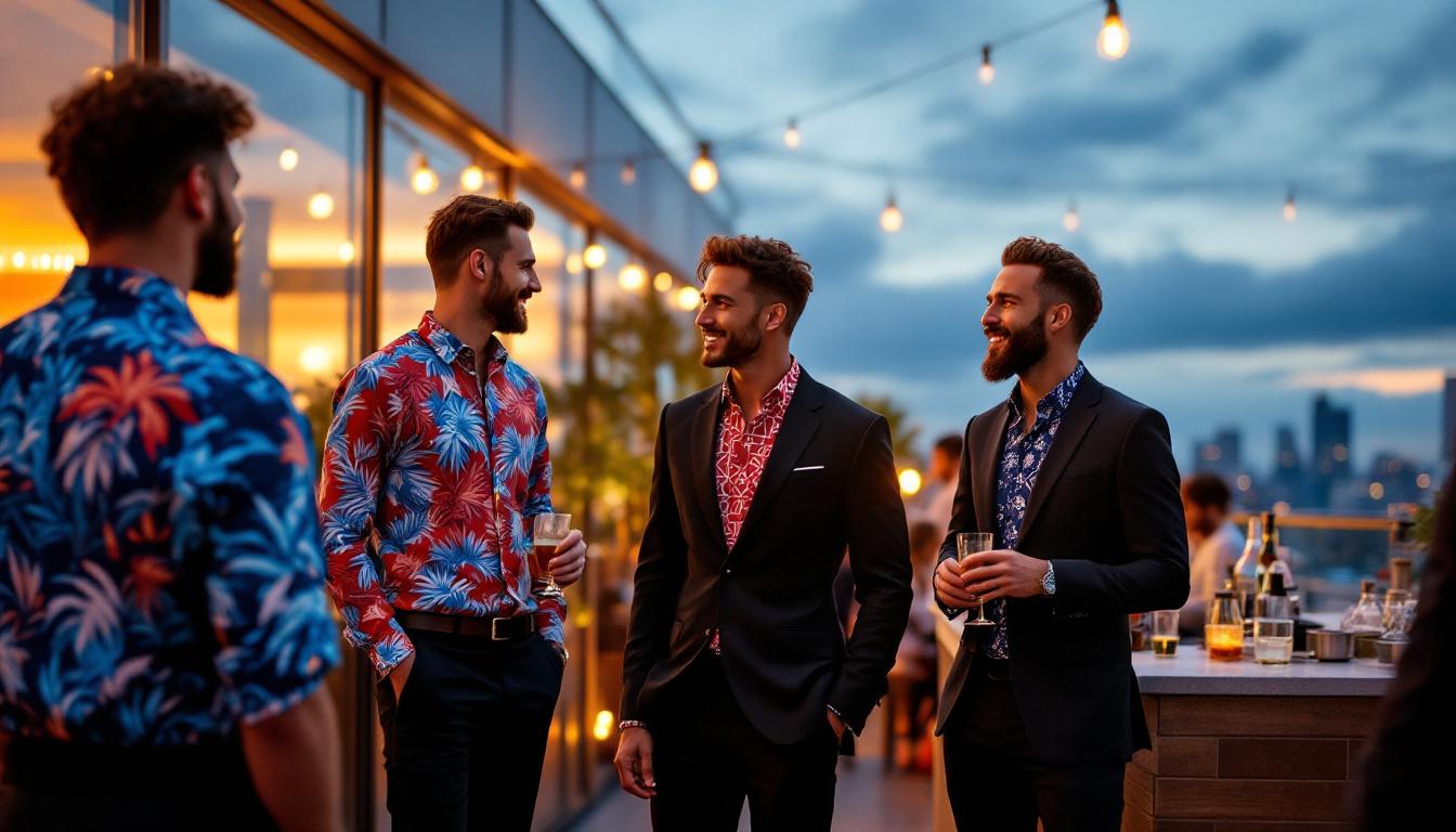 découvrez les motifs de chemises imprimées pour cocktail qui attireront tous les regards et ajouteront une touche d'élégance et d'audace à votre tenue.