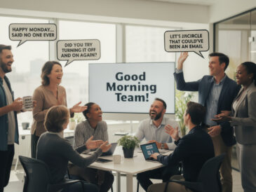 découvrez les meilleures façons amusantes de dire bonjour à vos collègues et égayez vos journées de travail avec humour et convivialité.