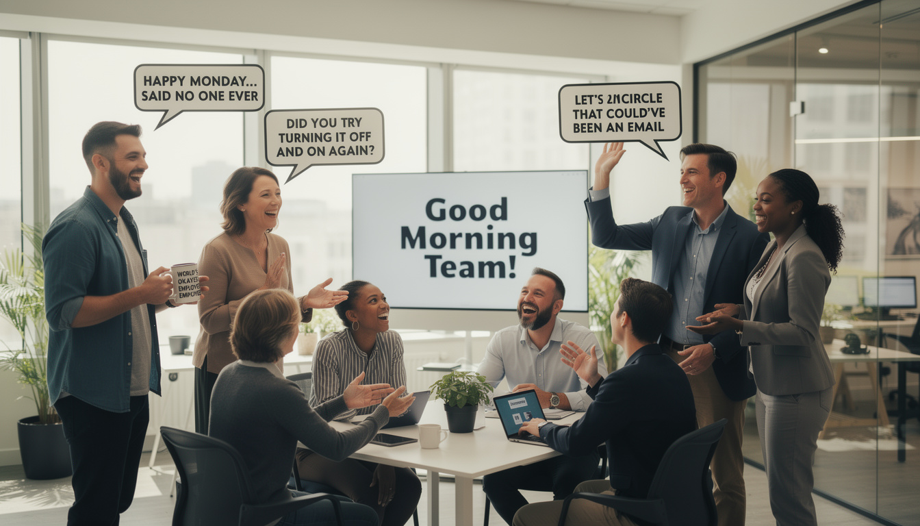 découvrez les meilleures façons amusantes de dire bonjour à vos collègues et égayez vos journées de travail avec humour et convivialité.