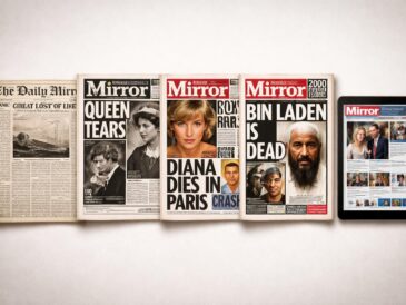 découvrez l'évolution graphique de the daily mirror à travers les âges, retraçant les changements de son design et de son identité visuelle au fil du temps.