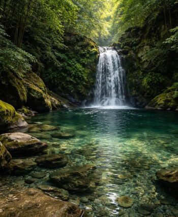 découvrez le bassin naturel secret niché à la cascade de sorio, un lieu paisible et authentique pour se ressourcer au cœur de la nature.