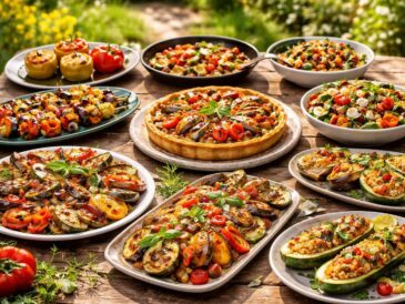 découvrez 10 recettes estivales savoureuses à base de courgettes, aubergines et poivrons, idéales pour des repas légers et gourmands cet été.