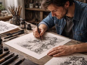 découvrez pourquoi l'encrage, ou ancrage, est essentiel pour garantir un rendu impeccable et durable de vos œuvres artistiques.