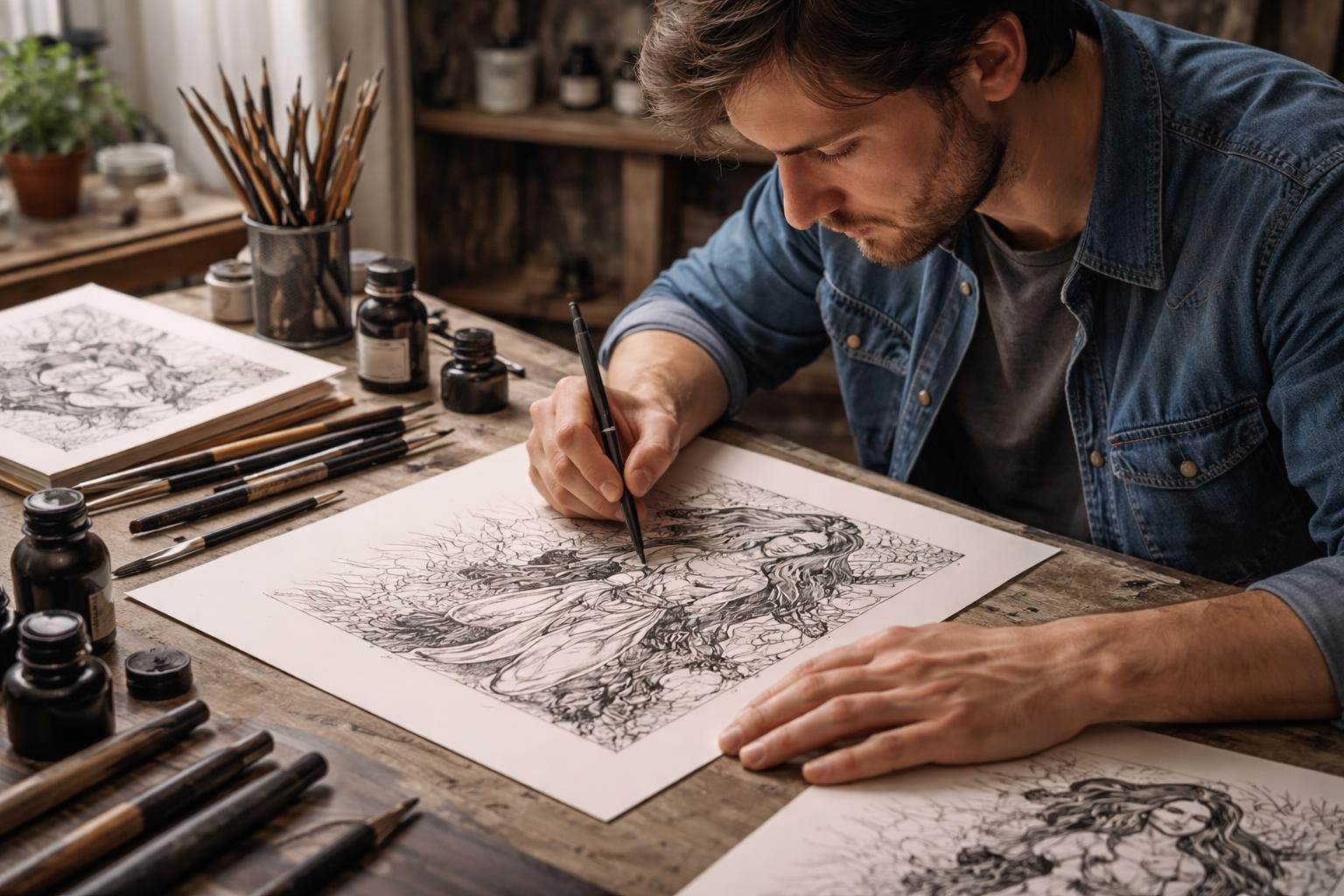 découvrez pourquoi l'encrage, ou ancrage, est essentiel pour garantir un rendu impeccable et durable de vos œuvres artistiques.
