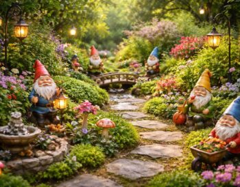 découvrez comment créer un jardin féérique en ajoutant des nains simplets et d'autres accessoires charmants pour embellir votre espace extérieur.