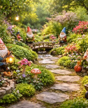 découvrez comment créer un jardin féérique en ajoutant des nains simplets et d'autres accessoires charmants pour embellir votre espace extérieur.