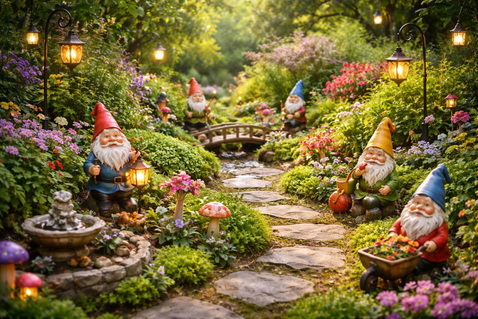 découvrez comment créer un jardin féérique en ajoutant des nains simplets et d'autres accessoires charmants pour embellir votre espace extérieur.