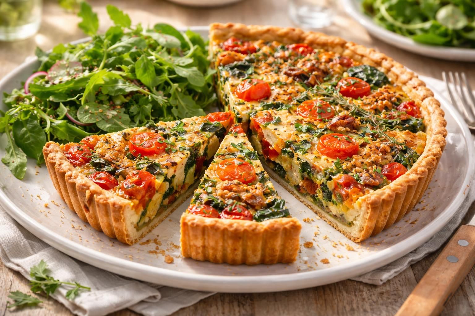 découvrez notre recette facile et délicieuse de quiche sans œufs, idéale pour des repas légers et savoureux. parfaite pour tous les goûts et régimes.