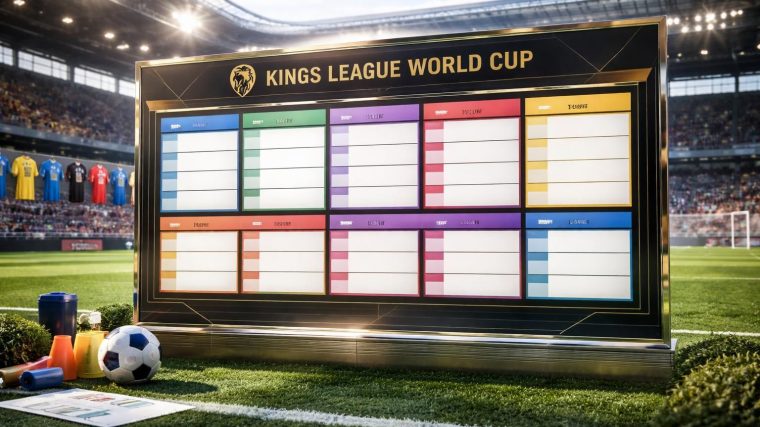 découvrez le calendrier complet de la kings league world cup pour cette saison, avec toutes les dates clés et informations essentielles.
